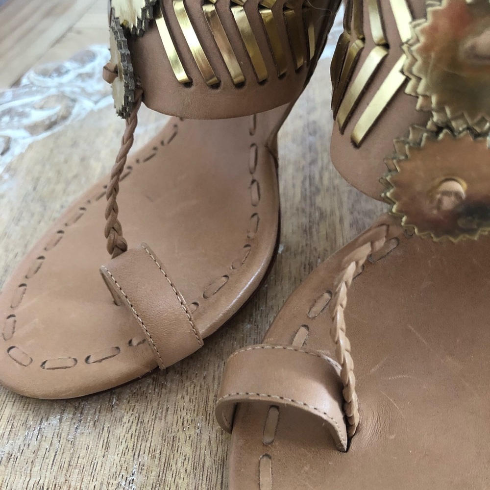 HPx2! Tory Burch Caylan Sandals. Size 8.5, 5” heel. Unworn. - Picture 9 of 15